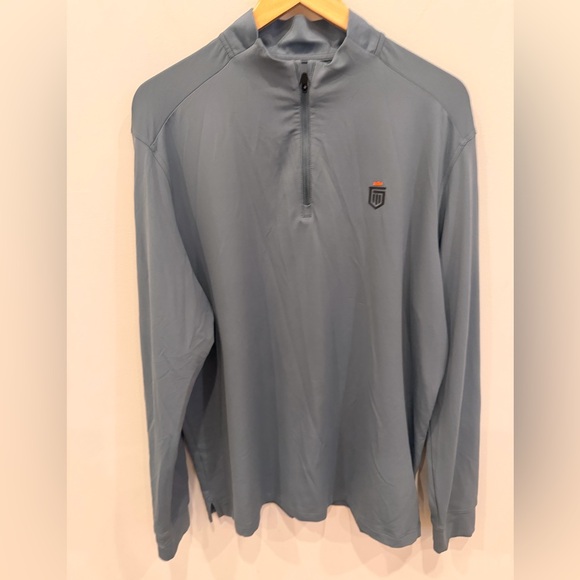 Greatness Wins Other - Greatness Wins Men’s Quarter Zip Performance Pullover Gray Large